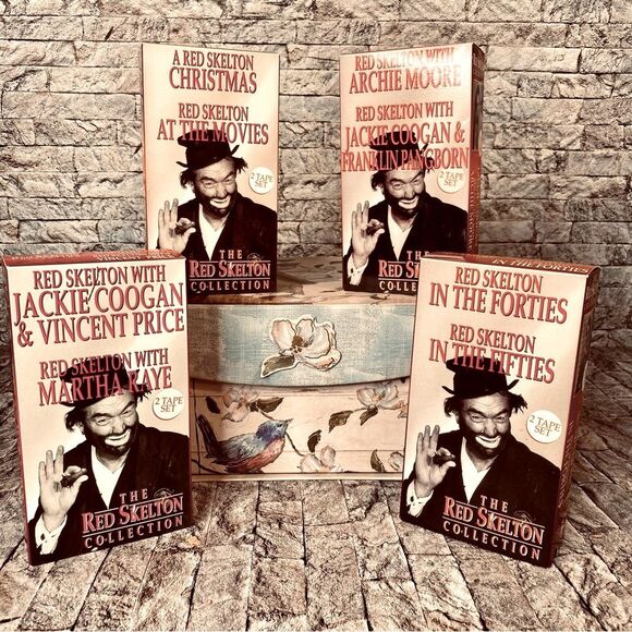 The Red Skelton Collection 8 Tape Set VHS Video Vincent Price Jackie Coogan - Picture 1 of 6